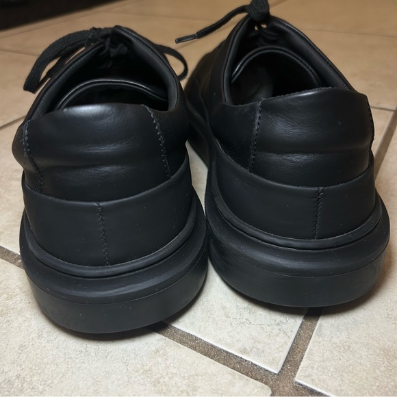 Luca Del Forte Black Leather Shoes for Men - Picture 4 of 8